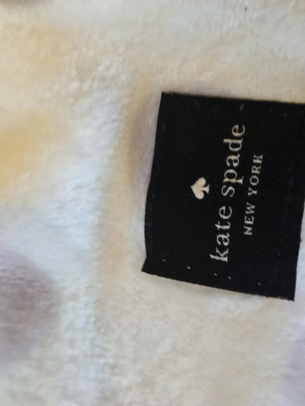 Kate Spade Polka Dot Fleece Blanket Queen Size SOFT!!